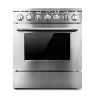 ओवन के साथ इलेक्ट्रिक स्टोव 30 इंच फ्रीस्टैंडिंग इलेक्ट्रिक रेंज 124L / 4.4 Cu.Ft 12kW